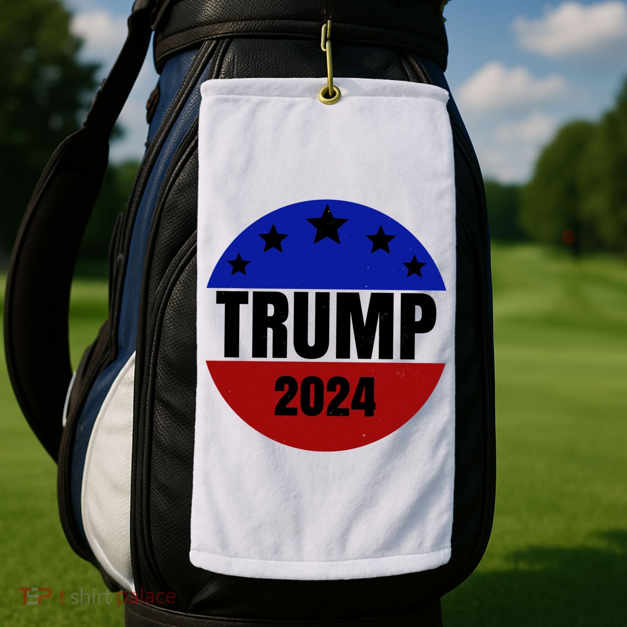 Trump 2024 Star Logo Golf Towel