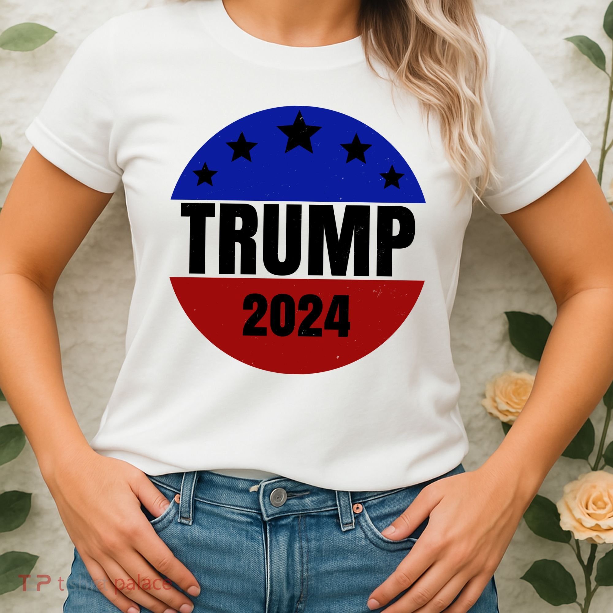 Trump 2024 Star Logo Women's T-Shirt