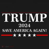 Trump 2024 Save America Again USA President Vote Ornament thumb 1