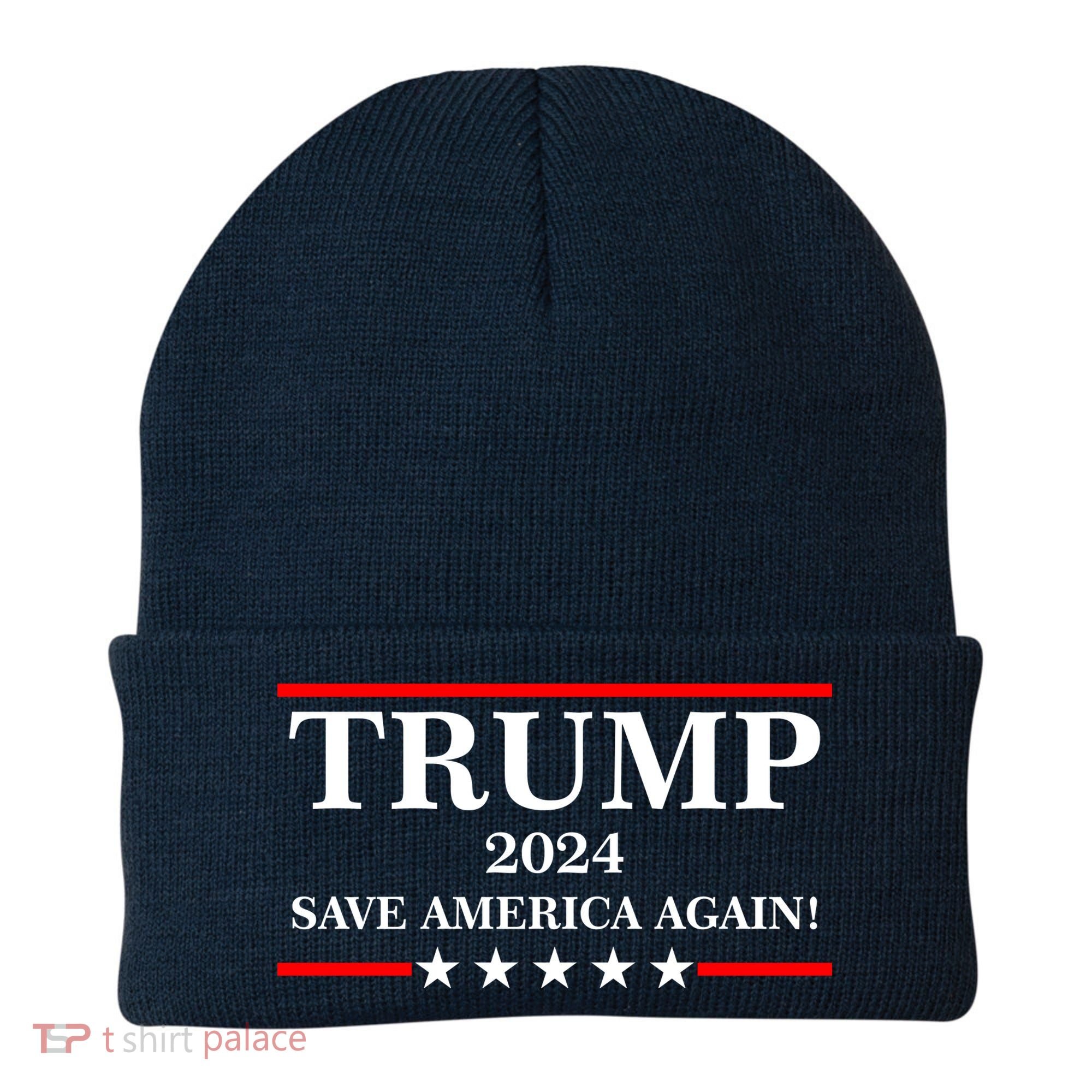Trump 2024 Save America Again USA President Vote Beanie