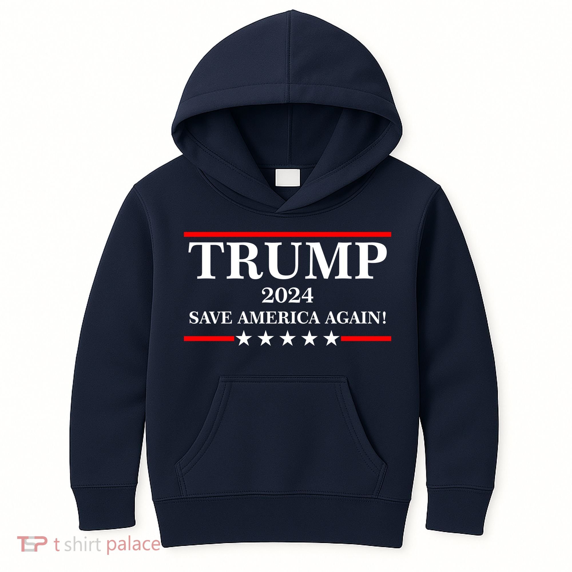 Trump 2024 Save America Again USA President Vote Kids Hoodie