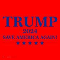 Trump 2024 Save America Again USA President Vote Santa Hat thumb 1