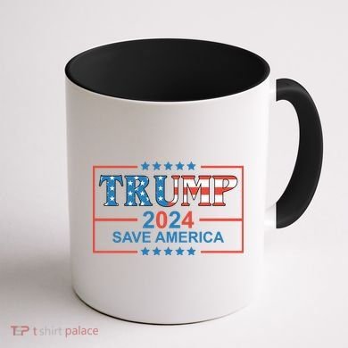 Trump 2024 Save America Coffee Mug back