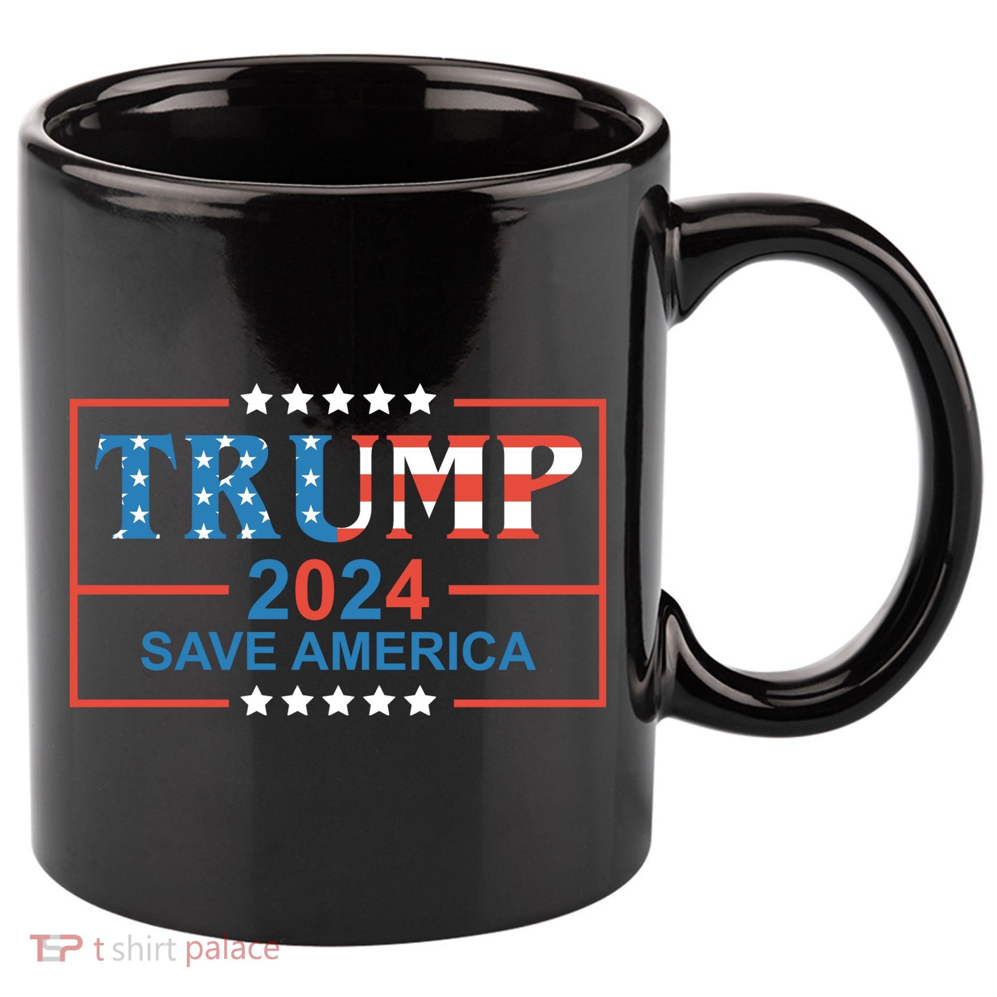 Trump 2024 Save America 11oz C Handle Ceramic Mug