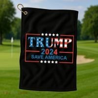 Trump 2024 Save America Golf Towel thumb 1