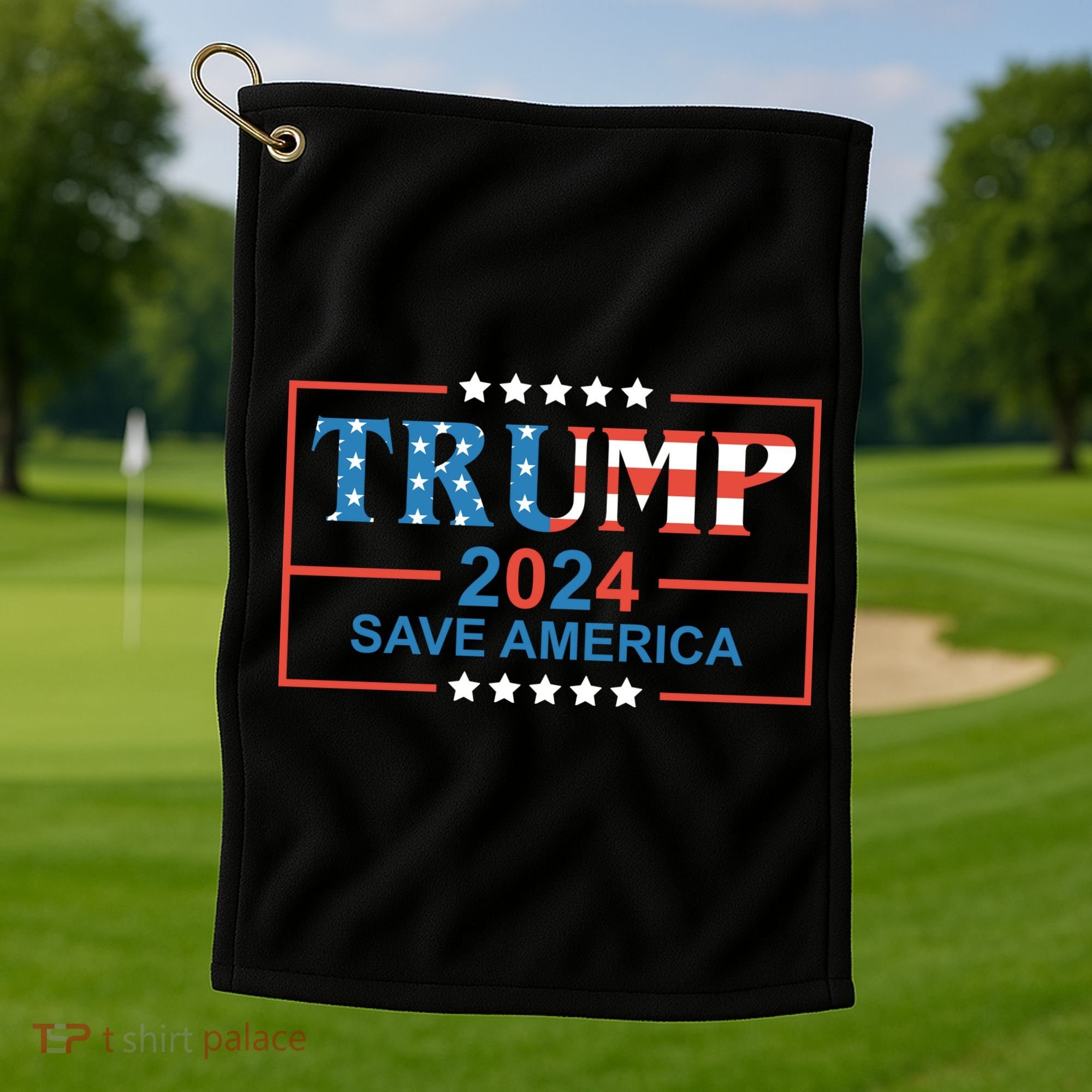 Trump 2024 Save America Golf Towel