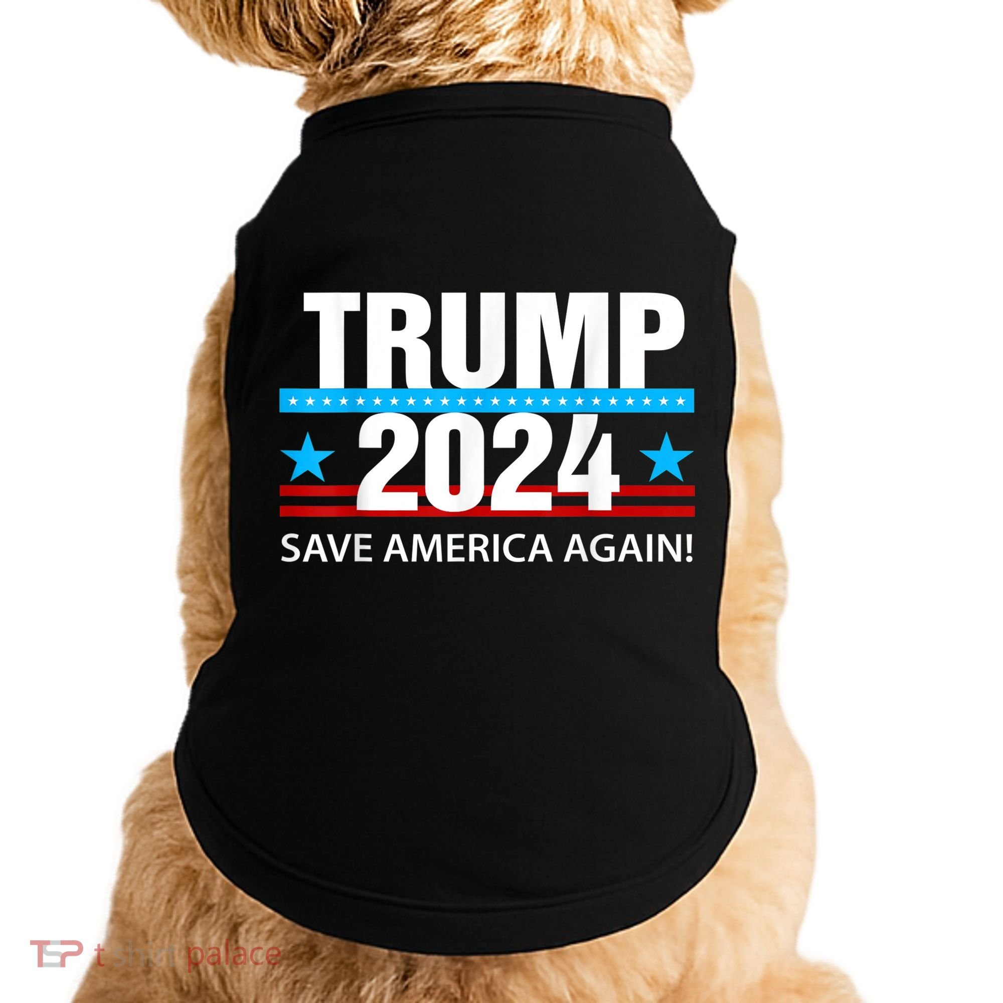 TRUMP 2024 Save America Again Pro Trump Doggie Tank