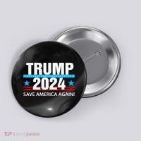 TRUMP 2024 Save America Again Pro Trump Button thumb 0