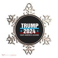 TRUMP 2024 Save America Again Pro Trump Ornament thumb 0