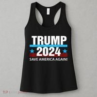 TRUMP 2024 Save America Again Pro Trump Women's Tank Top thumb 3