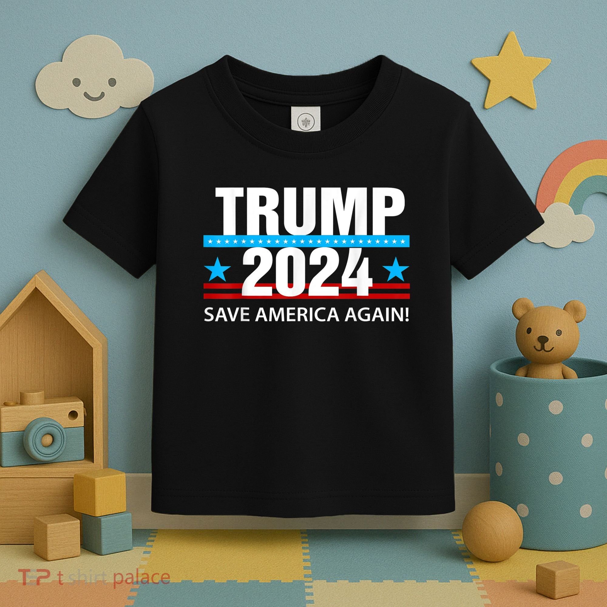 TRUMP 2024 Save America Again Pro Trump Toddler T-Shirt