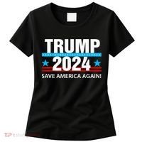 TRUMP 2024 Save America Again Pro Trump Women's T-Shirt thumb 0