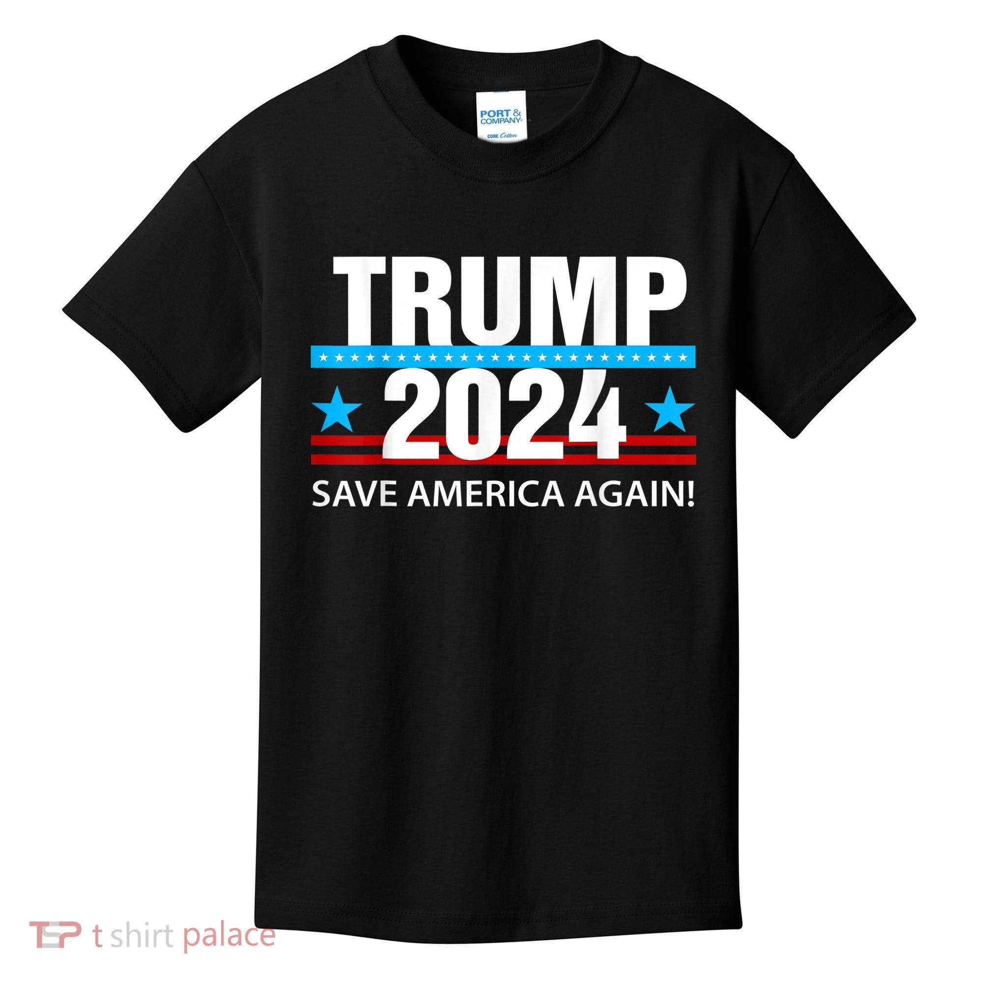 TRUMP 2024 Save America Again Pro Trump Kids T-Shirt