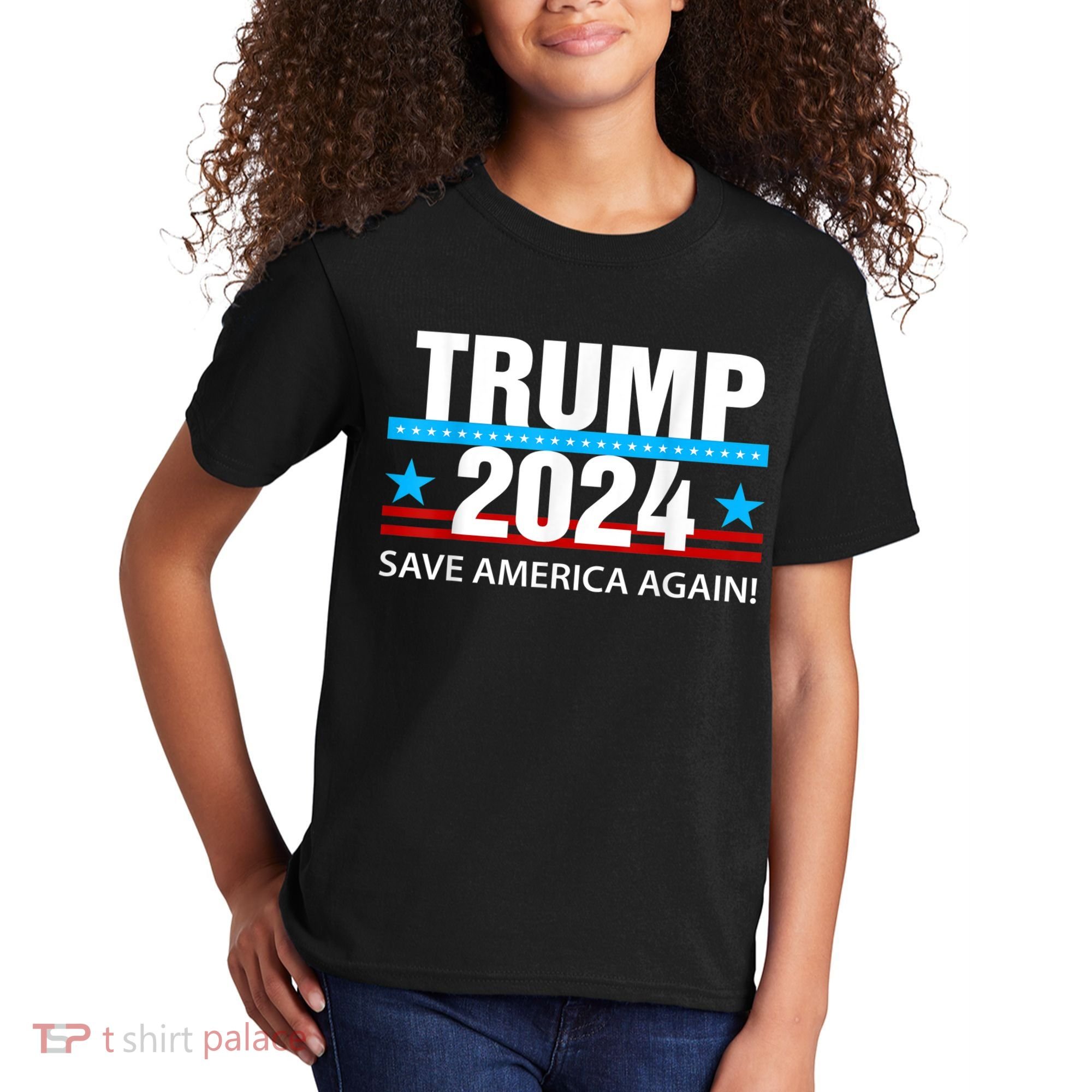 TRUMP 2024 Save America Again Pro Trump Kids T-Shirt