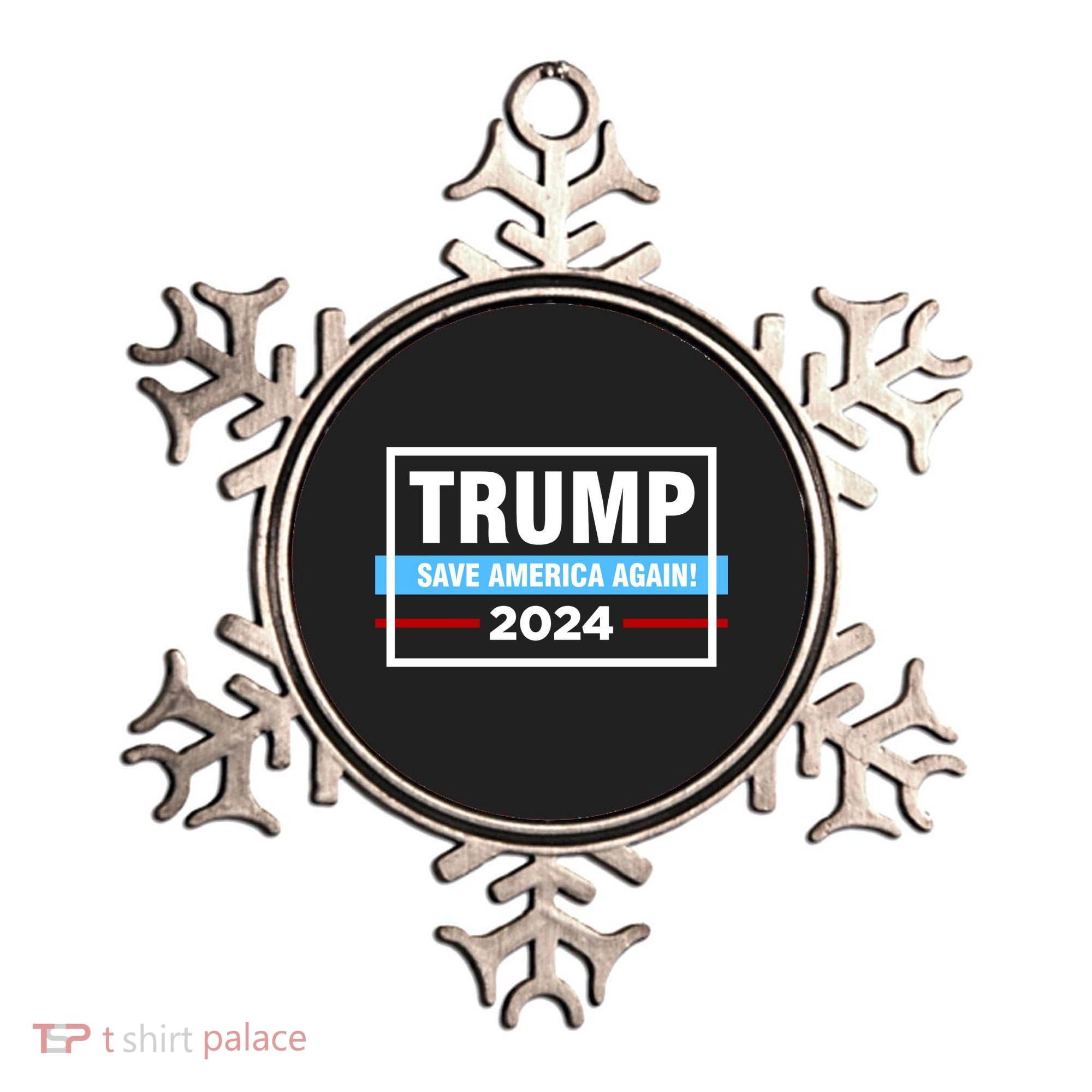 Trump 2024 Save America Again Ornament