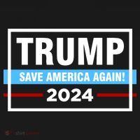 Trump 2024 Save America Again Ornament thumb 1