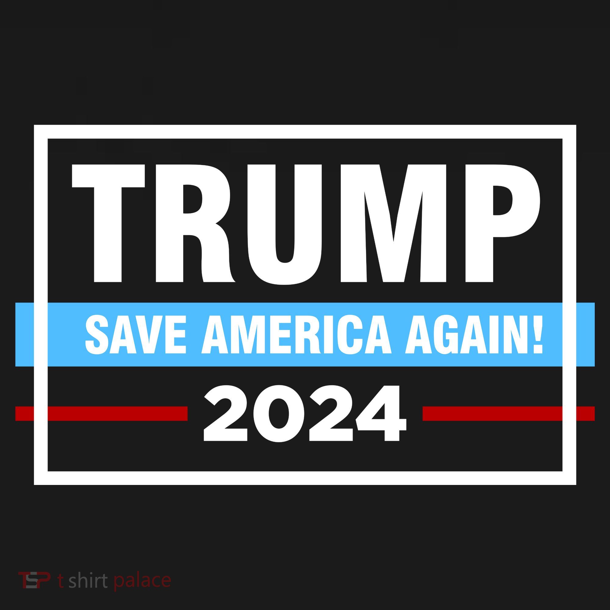 Trump 2024 Save America Again Ornament