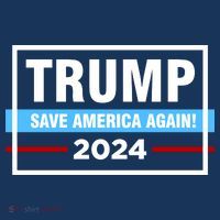 Trump 2024 Save America Again Long Sleeve Shirt thumb 2