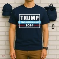 Trump 2024 Save America Again T-Shirt thumb 6
