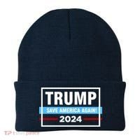 Trump 2024 Save America Again Beanie thumb 0