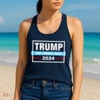 Trump 2024 Save America Again Women's Tank Top thumb 2
