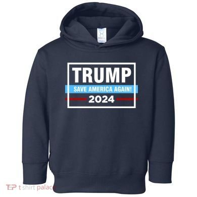 Trump 2024 Save America Again Toddler Hoodie
