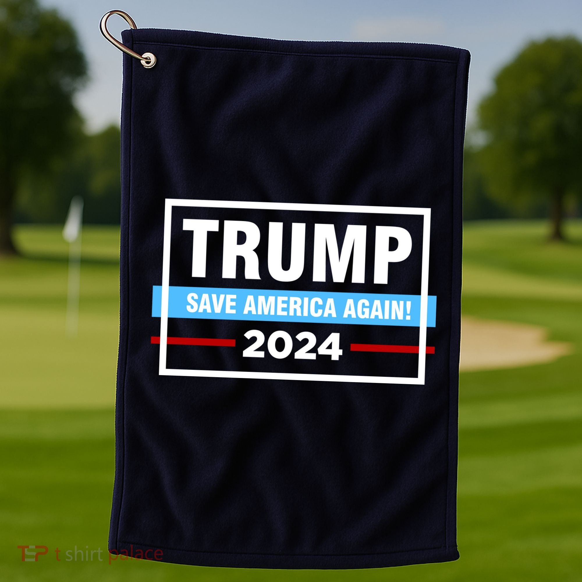 Trump 2024 Save America Again Golf Towel