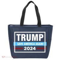 Trump 2024 Save America Again Tote Bag thumb 0