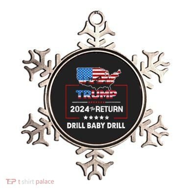 Trump 2024 The Return Drill Baby Drill Ornament