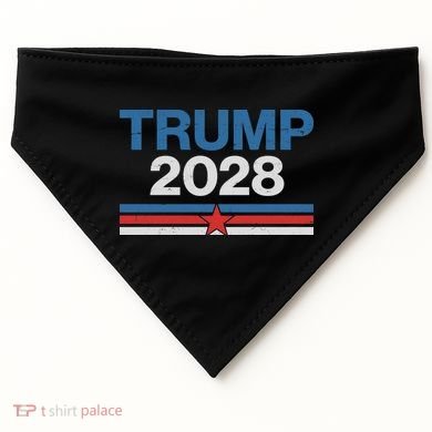 Trump 2028 USA-Made Doggie Bandana