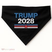 Trump 2028 USA-Made Doggie Bandana thumb 0