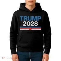 Trump 2028 Kids Hoodie thumb 4