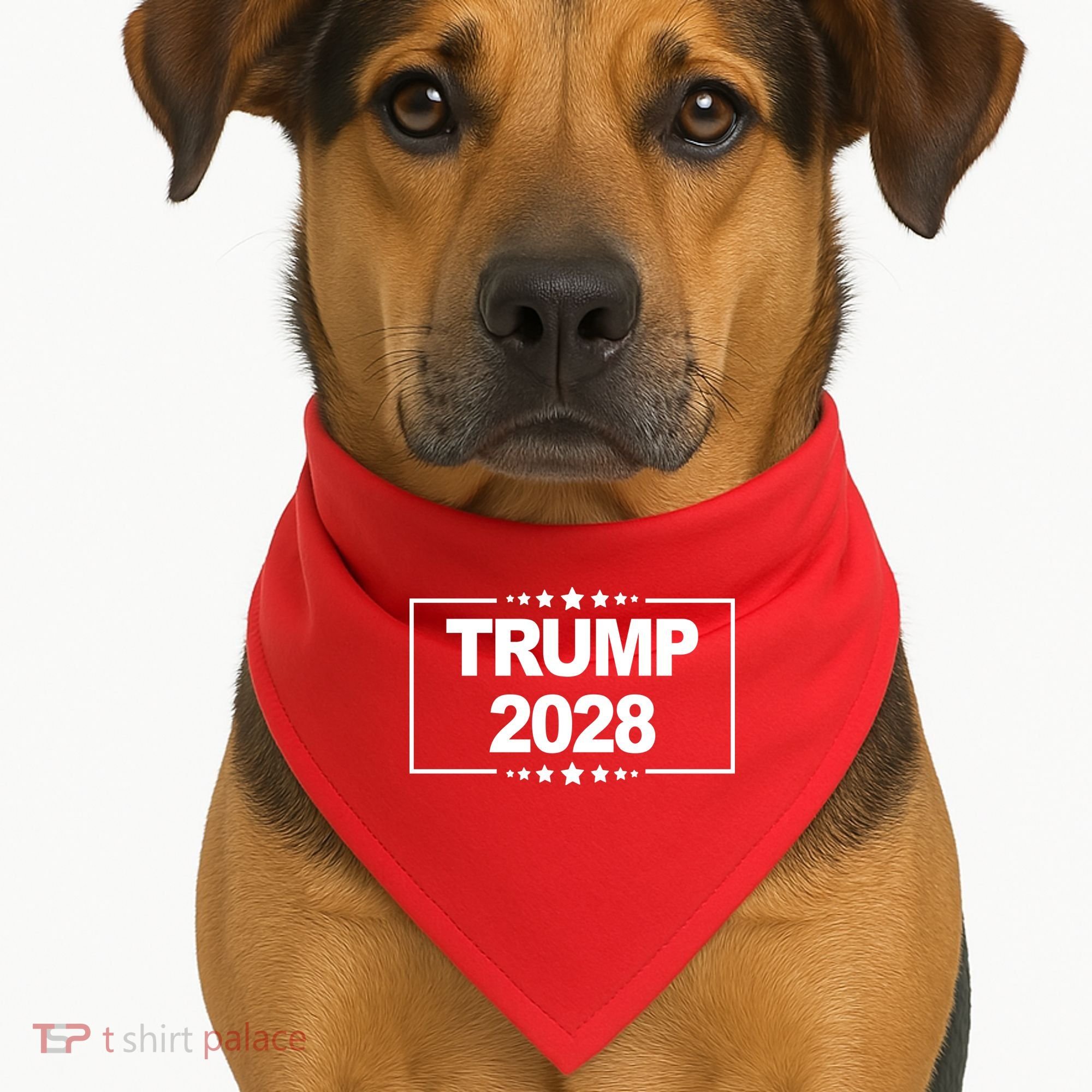 Trump 2028 USA-Made Doggie Bandana