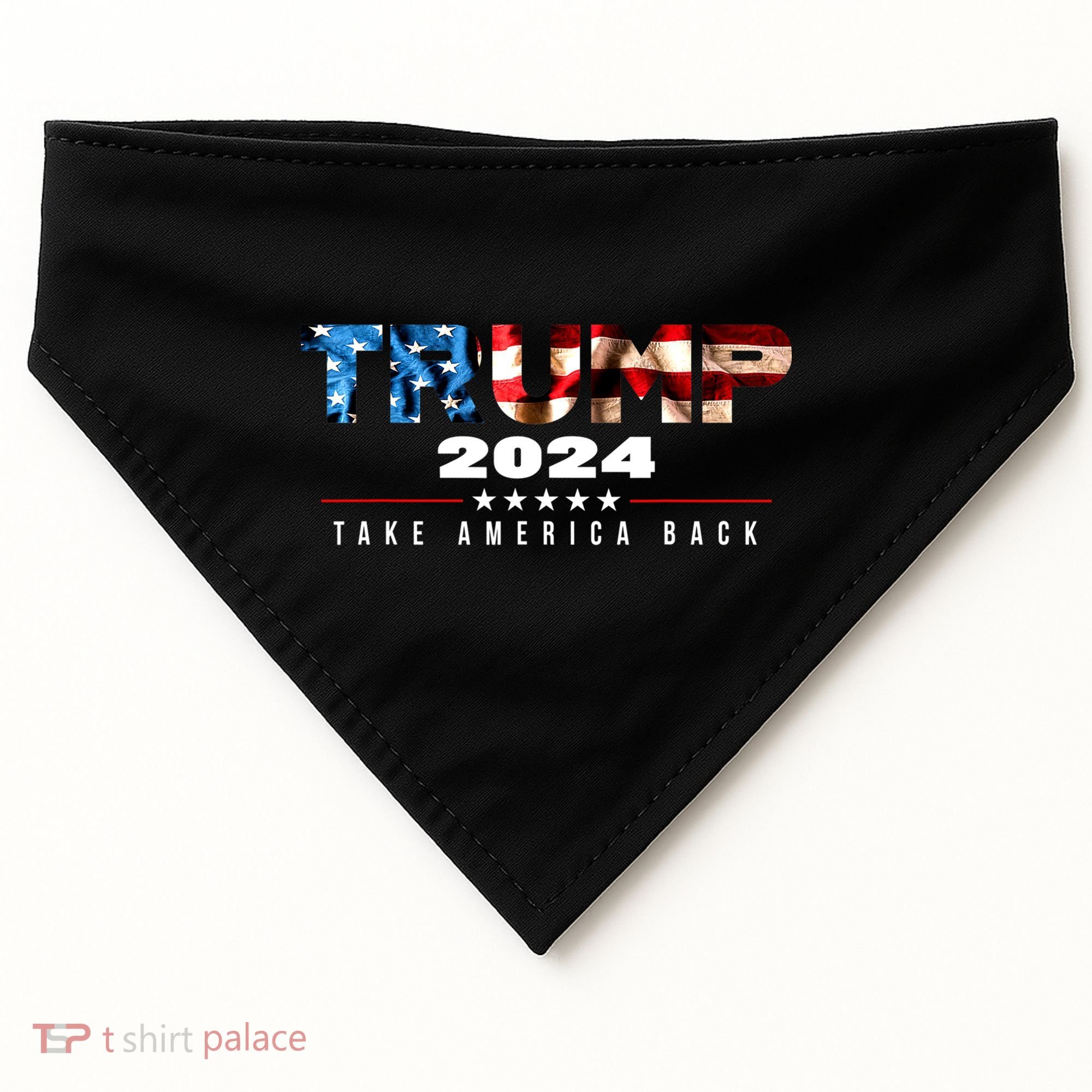 Trump 2024 Take America Back 2 USA-Made Doggie Bandana