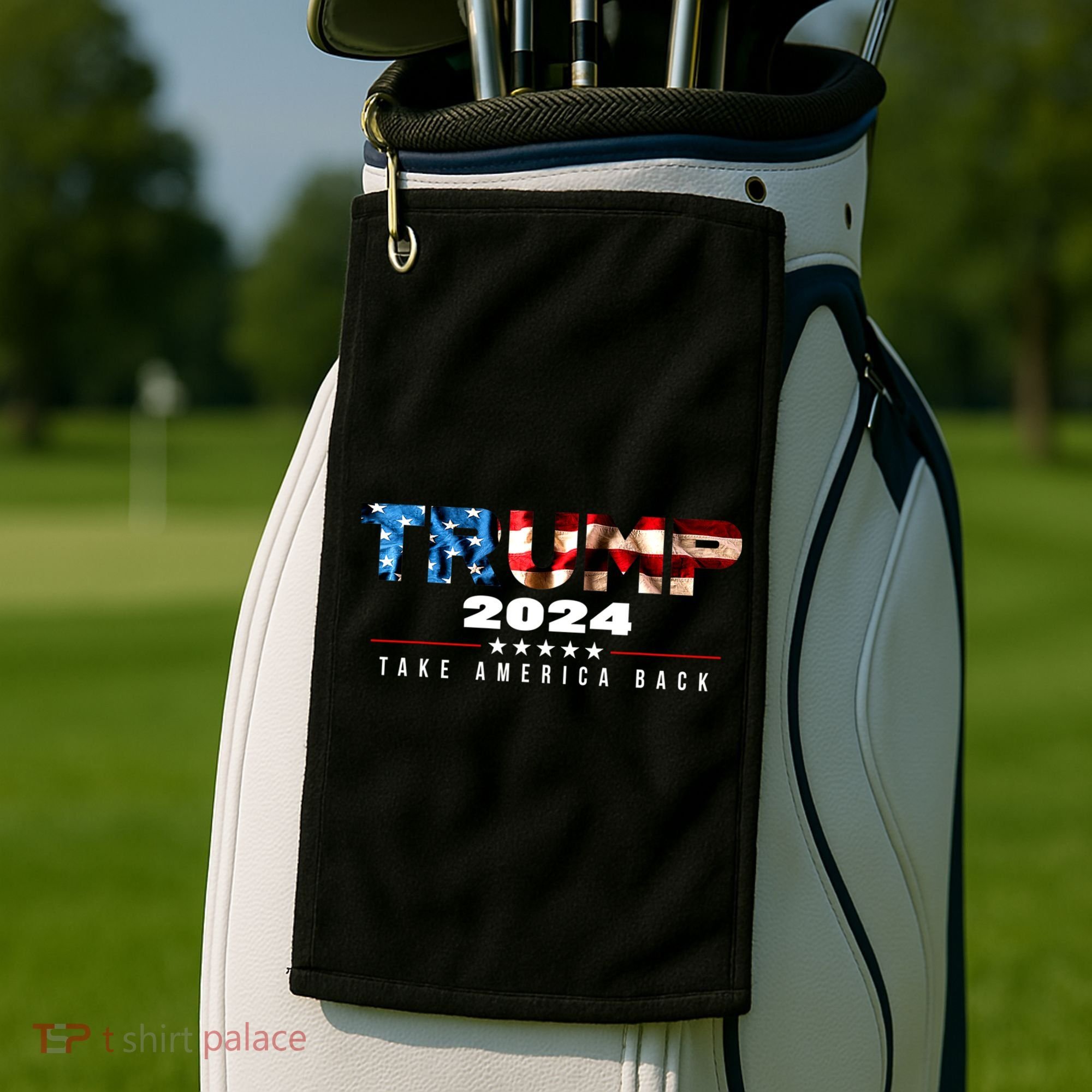 Trump 2024 Take America Back 2 Golf Towel