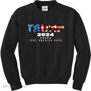 Trump 2024 Take America Back 2 Kids Sweatshirt