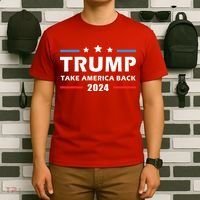 Trump 2024 Take America Back Election Patriotic Second Term T-Shirt thumb 6