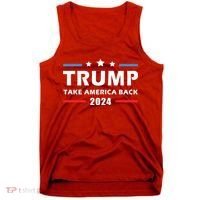 Trump 2024 Take America Back Election Patriotic Second Term Tank Top thumb 0