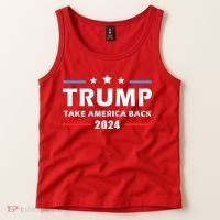 Trump 2024 Take America Back Election Patriotic Second Term Tank Top thumb 2