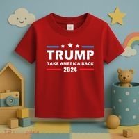 Trump 2024 Take America Back Election Patriotic Second Term Toddler T-Shirt thumb 3