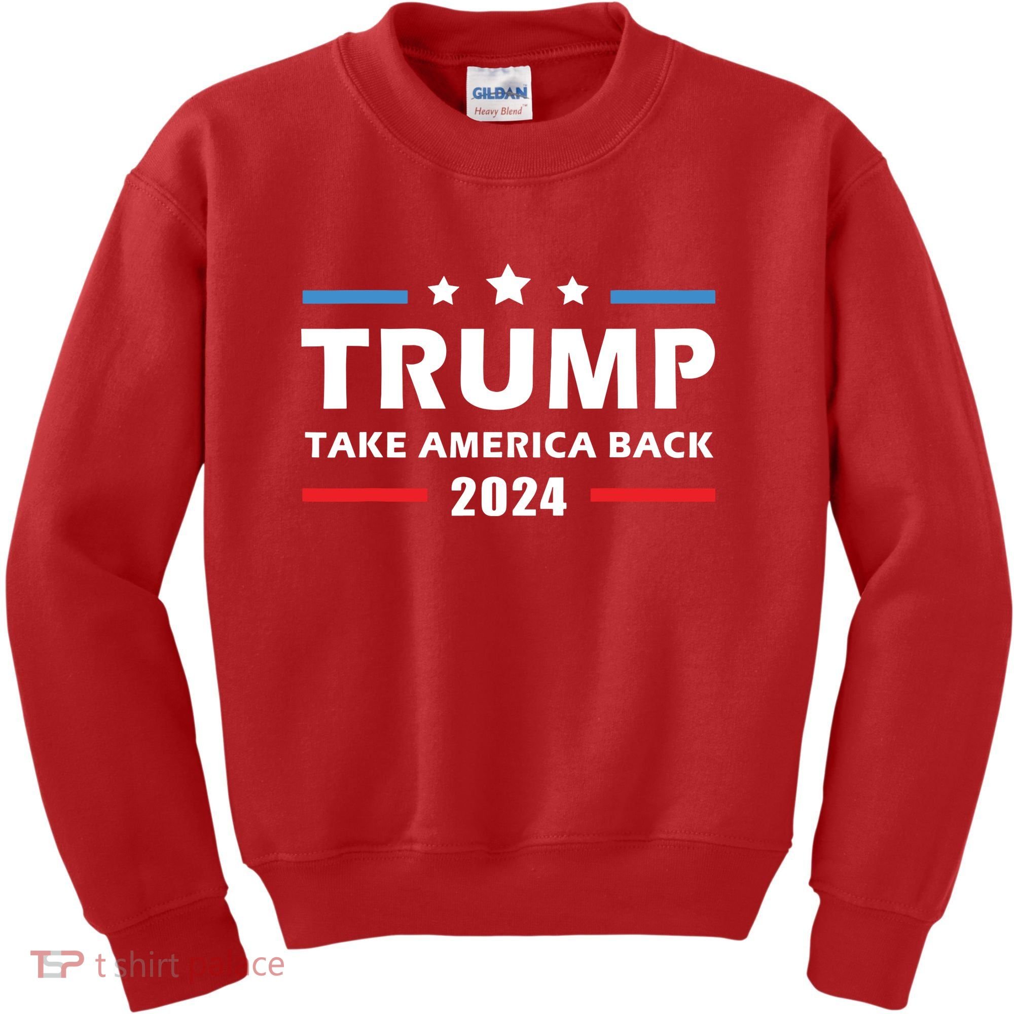 Trump 2024 Take America Back Election Patriotic Second Term Kids Sweatshirt