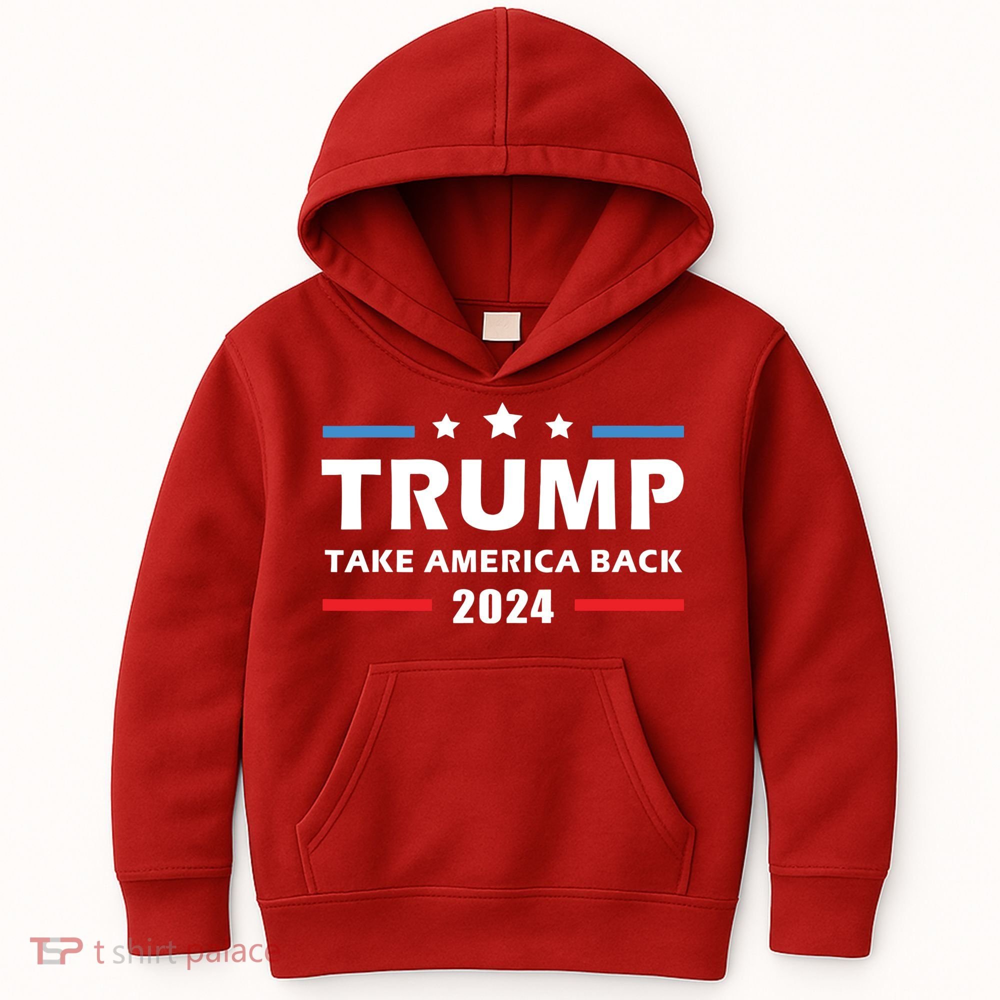 Trump 2024 Take America Back Election Patriotic Second Term Kids Hoodie
