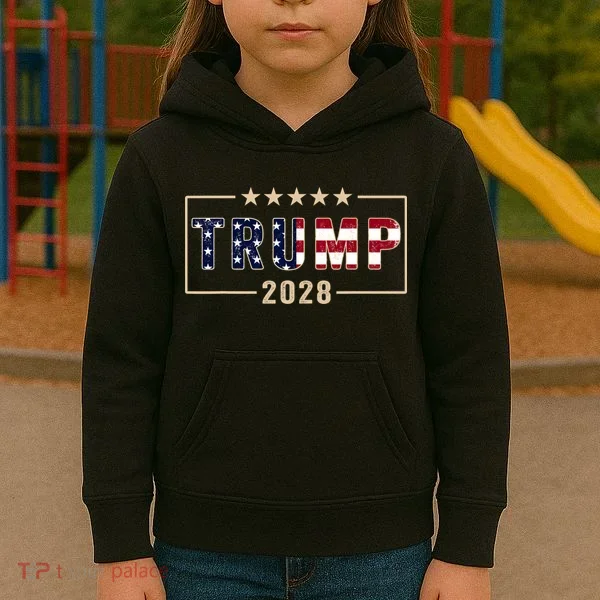 Trump 2028 Kids Hoodie