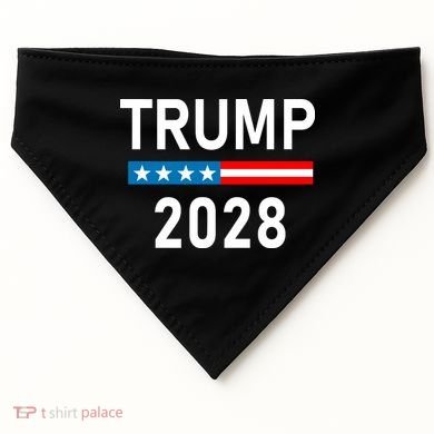 Trump 2028 USA-Made Doggie Bandana