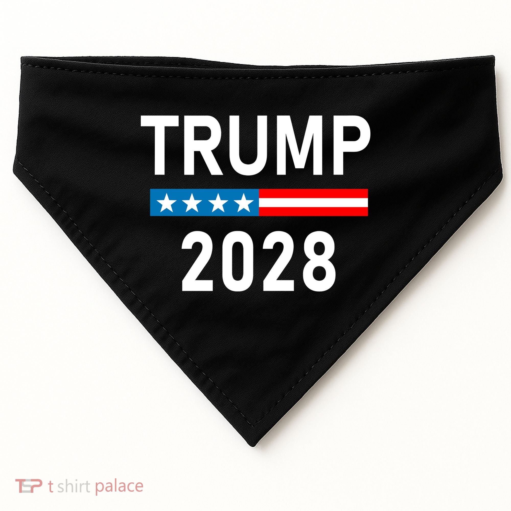 Trump 2028 USA-Made Doggie Bandana