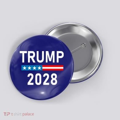 Trump 2028 Button