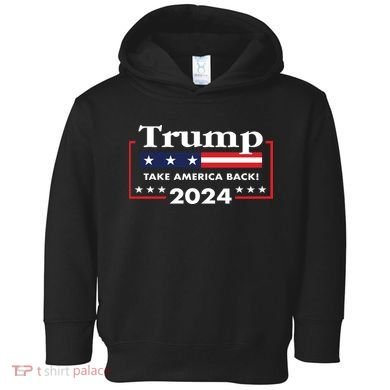 Trump 2024 Take America Back Toddler Hoodie