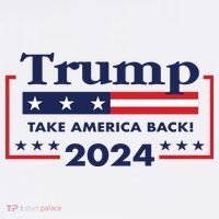 Trump 2024 Take America Back USA-Made Doggie Bandana thumb 2