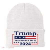 Trump 2024 Take America Back Beanie thumb 0