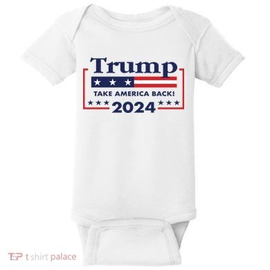 Trump 2024 Take America Back Baby Bodysuit